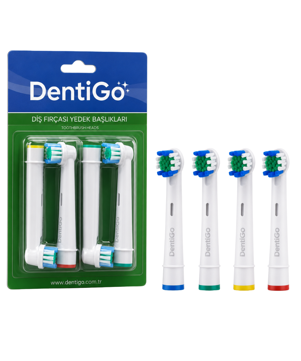 Diş Fırçası Yedek Başlığı 4'lü Paket Oral-B Uyumlu